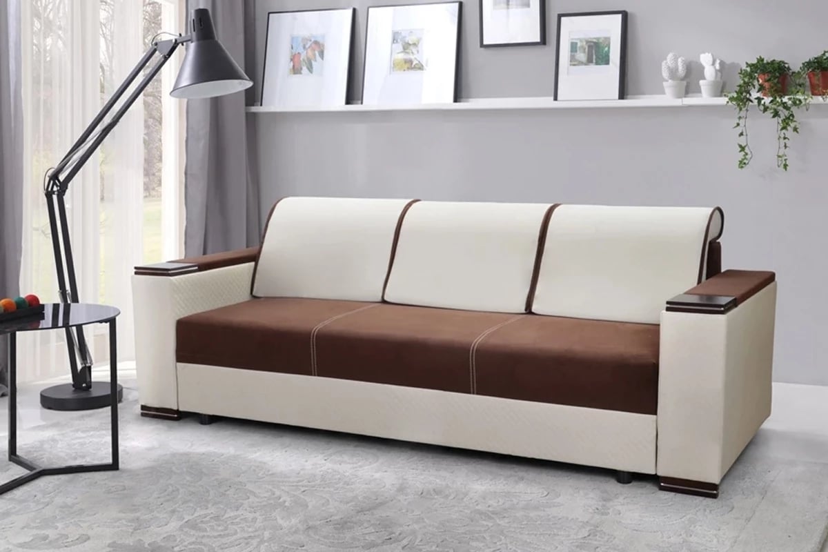 Rozkládací pohovka Cosmo Gauč z poduszkami 