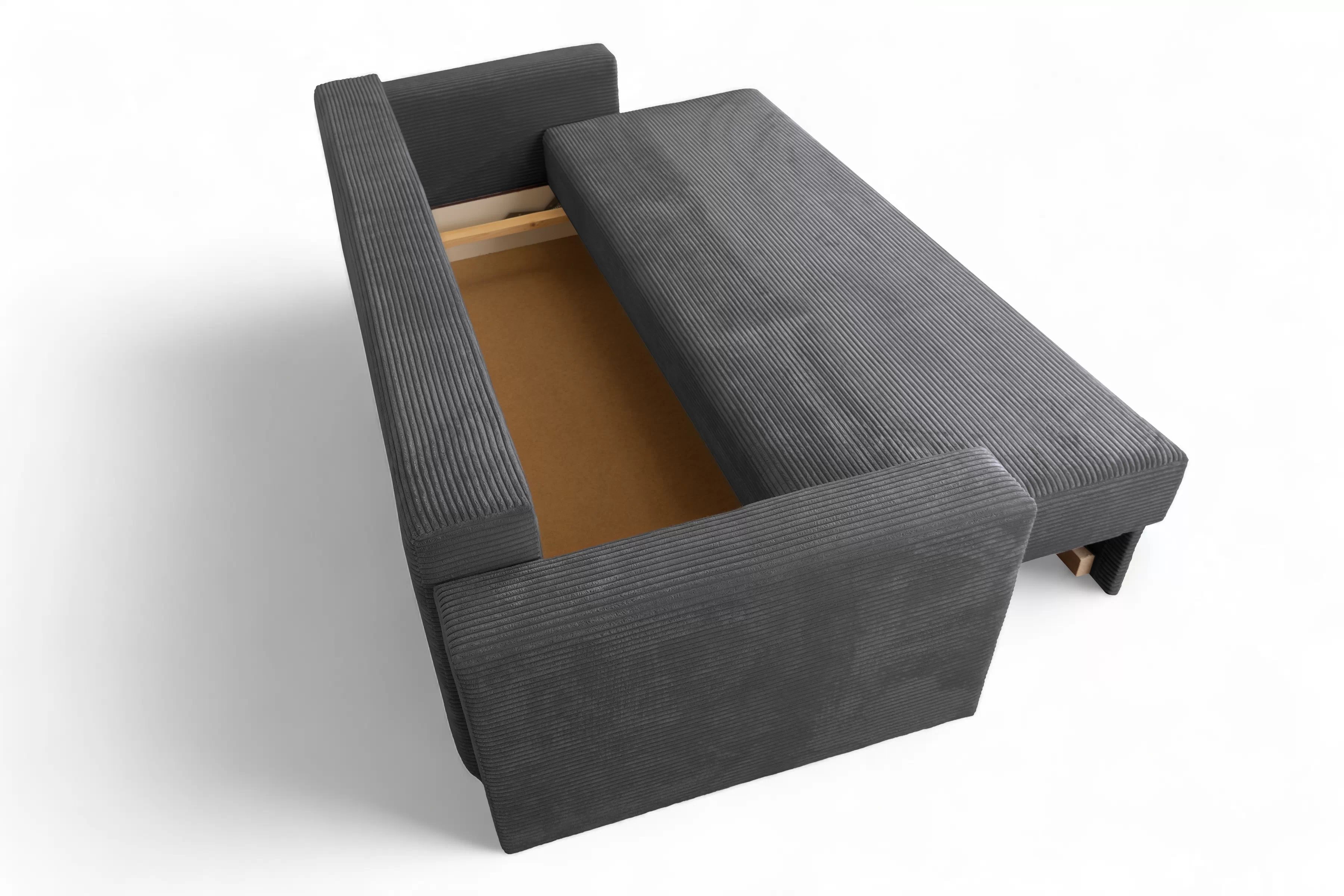 Rozkladacia pohovka Bizon - sivý menčester Lincoln 90 Pohovka rozkladana do obývacej izby Bizon - šedý MENČESTER Lincoln 90