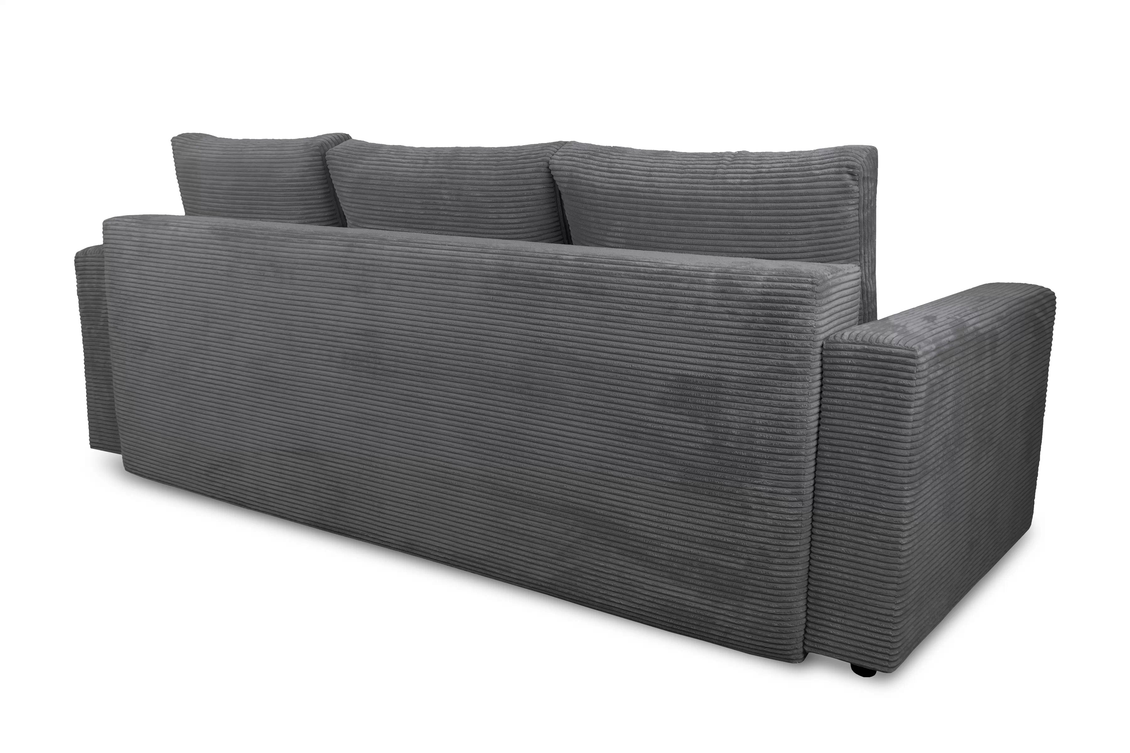 Rozkladacia pohovka Bizon - sivý menčester Lincoln 90 Pohovka rozkladana do obývacej izby Bizon - šedý MENČESTER Lincoln 90