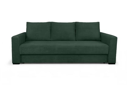 Canapea extensibilă Bizon - tapițerie catifea verde Lincoln 39 / picioare wenge Canapea rozkladana pentru camera de zi Bizon - verde catifea Lincoln 39 / wenge 