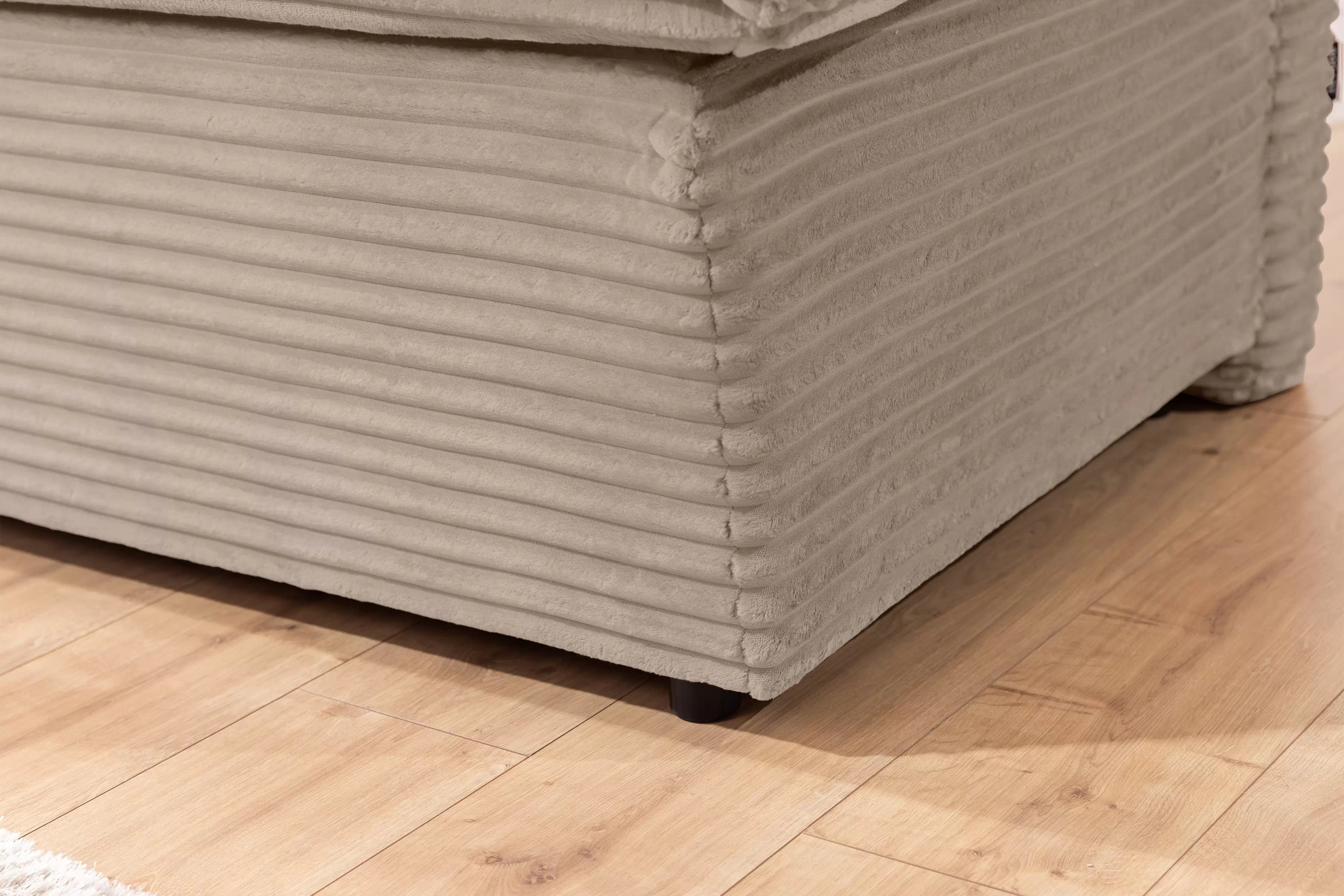 Pohovka rozkladana Firioza s úložným prostorem- béžová plusz Tilia 17 Pohovka rozkladana Firioza s úložným prostorem- béžová plusz Tilia 17