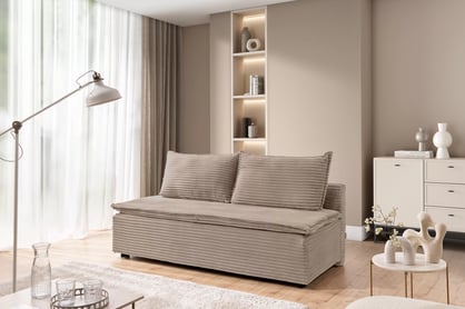 Pohovka rozkladana Firioza S vnútorným úložným priestorom- béžový plusz Tilia 17 Pohovka rozkladana Firioza S vnútorným úložným priestorom- béžový plusz Tilia 17