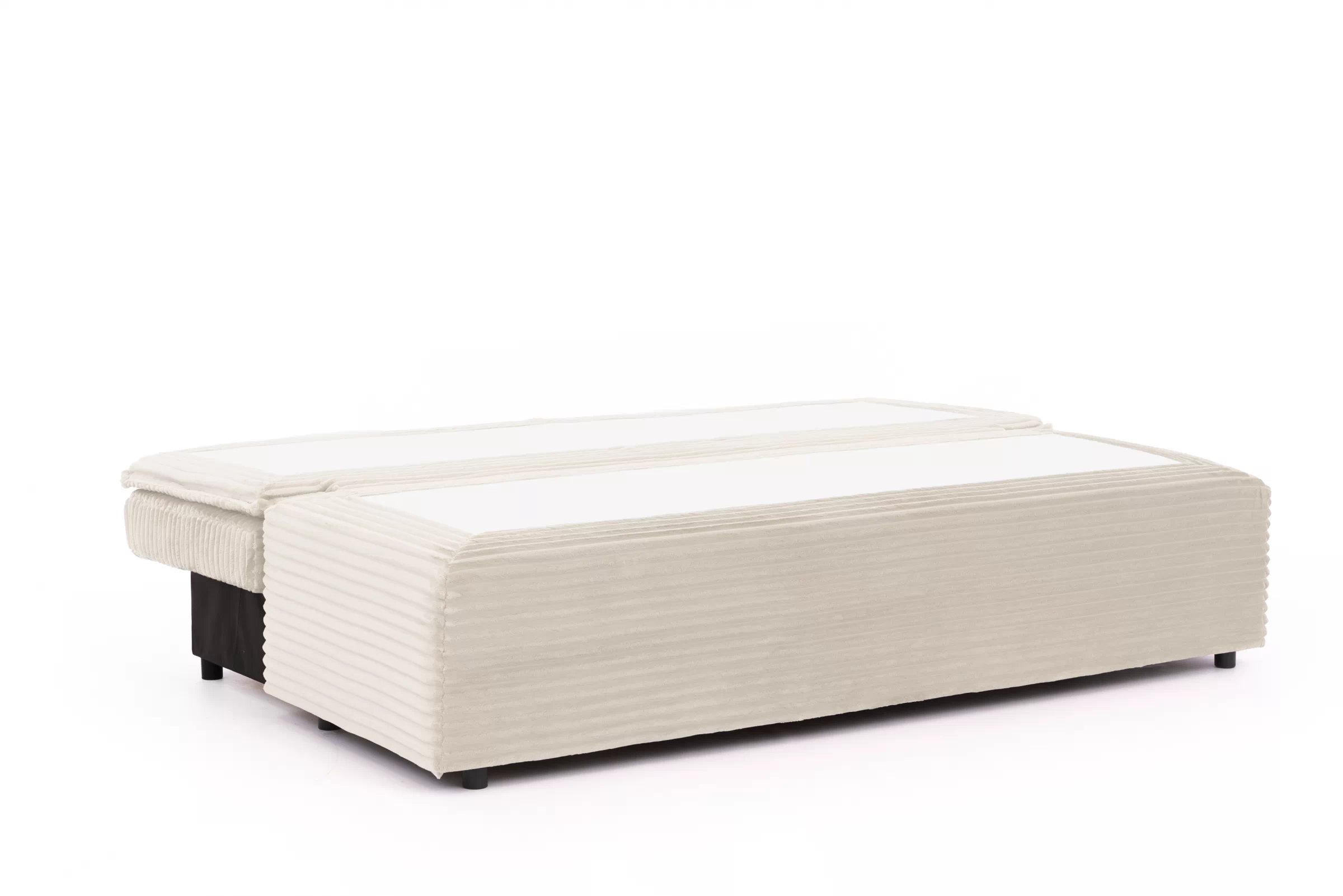 Pohovka rozkladana Firioza s úložným prostorem- béžová plusz Tilia 03 Pohovka rozkladana Firioza s úložným prostorem- ecru plusz Tilia 03