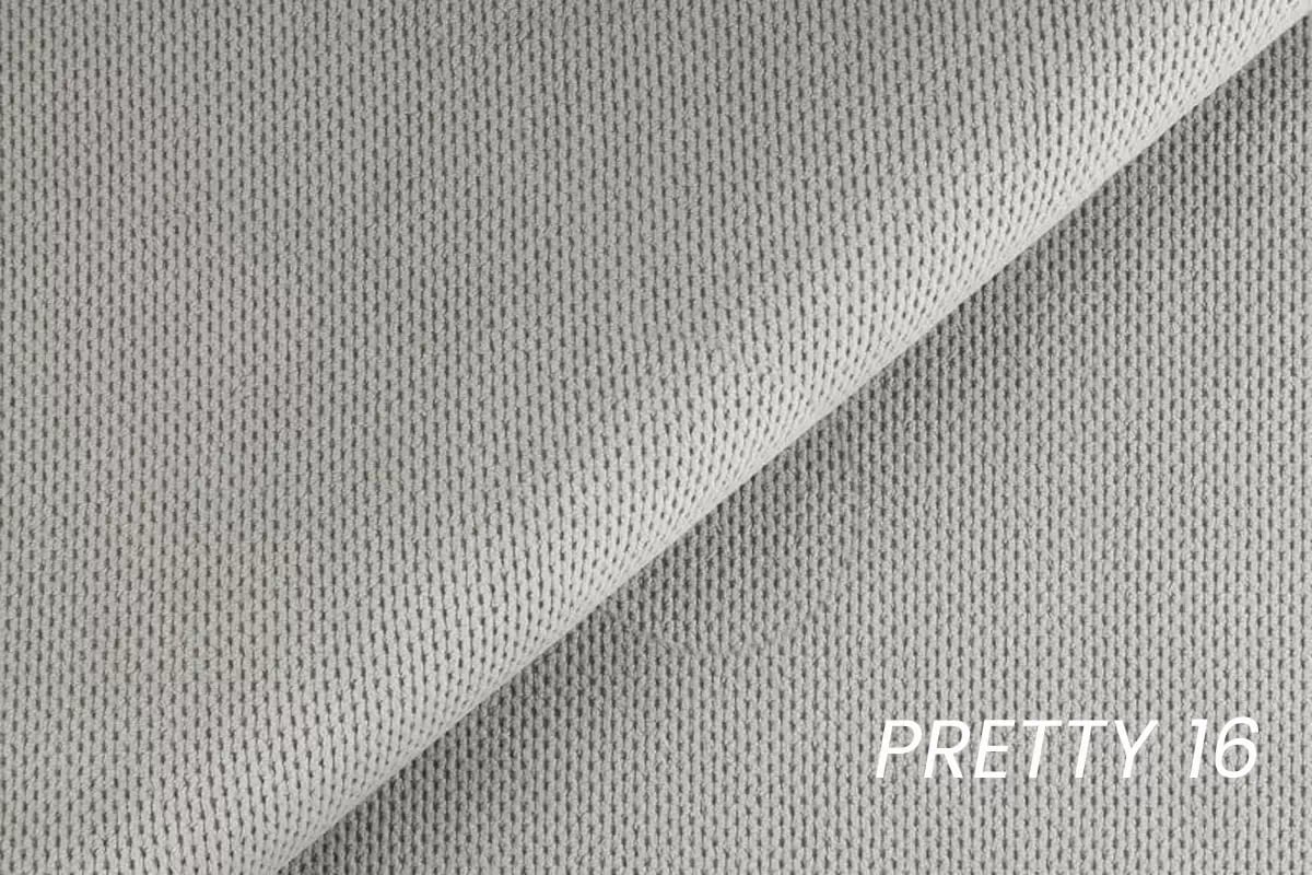 Rozkládací pohovka Fitelia s úložným prostorem - světle šedý samet Pretty 16 / nožky buk Pohovka rozkladana Fitelia s úložným prostorem- popelavá plusz Pretty 16 / buk 