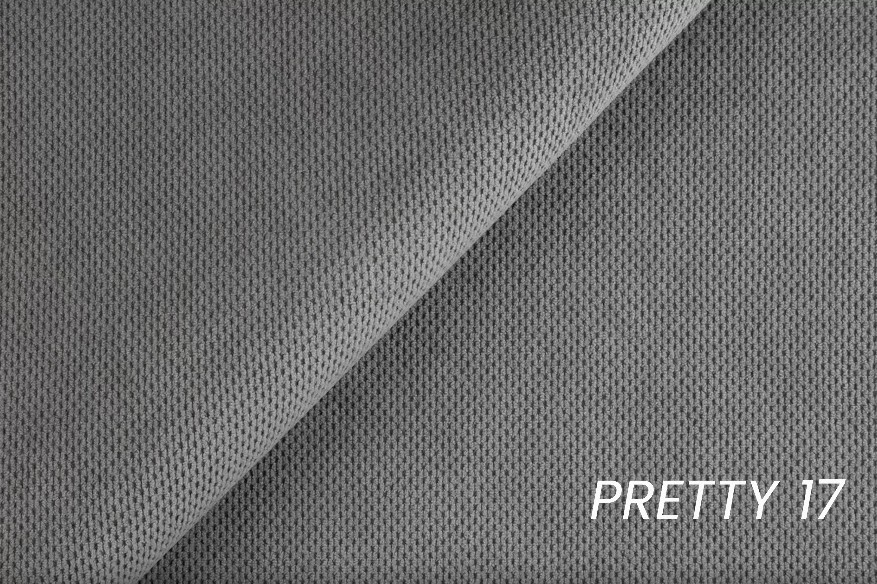 Rozkládací pohovka Fitelia s úložným prostorem - šedý samet Pretty 17 / nožky buk Pohovka rozkladana Fitelia s úložným prostorem- šedá plusz Pretty 17 / buk 