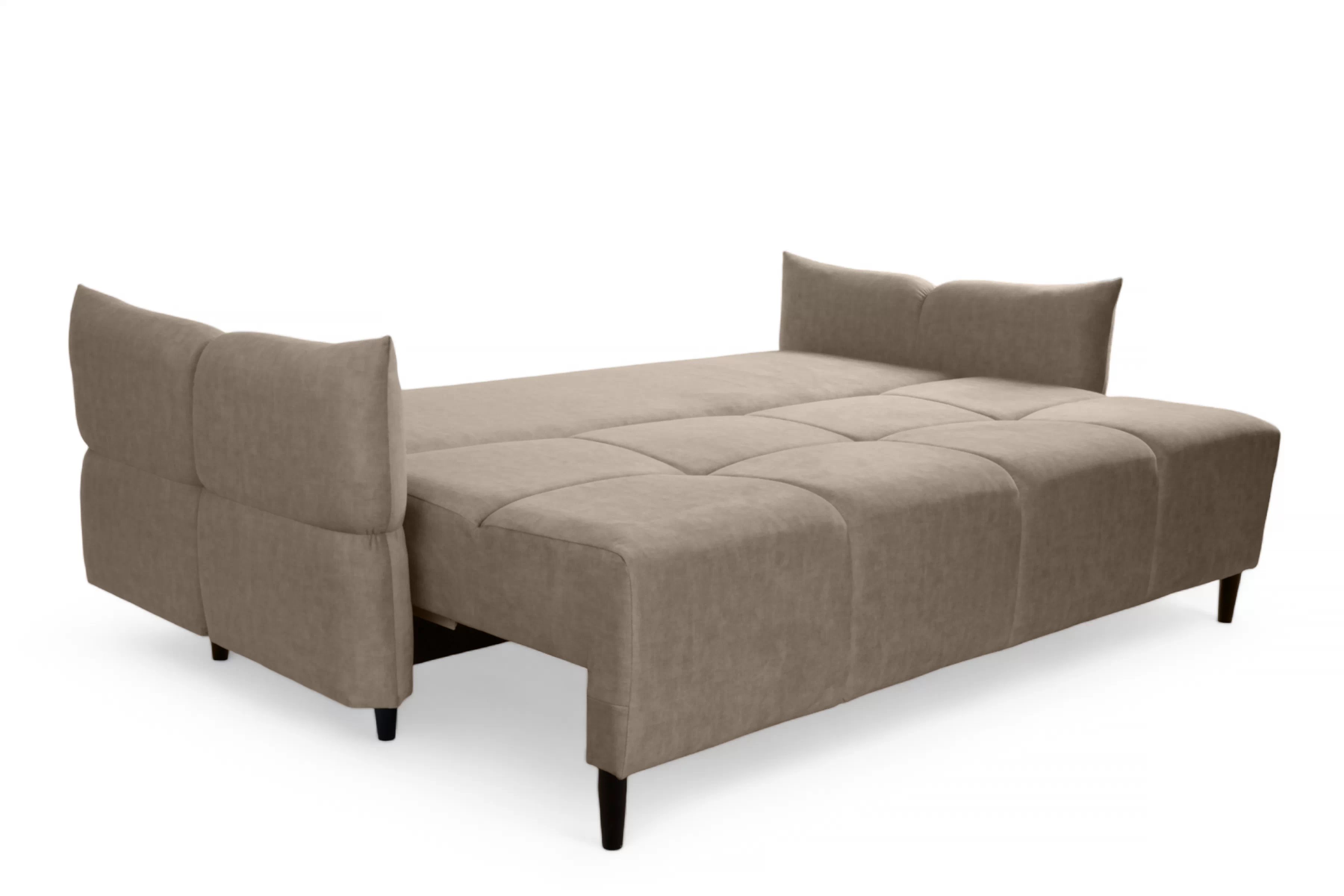 Rozkladacia trojpohovka Fitelia Pohovka rozkladana s úložným priestorom Fitelia