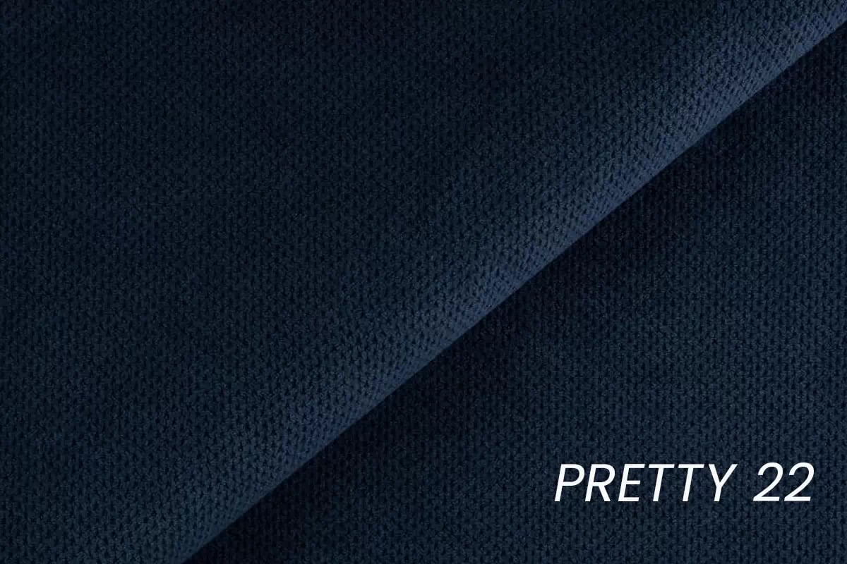 Rozkladacia pohovka Morena s úložným priestorom – tmavomodrý hydrofóbny plyš Pretty 22 Pohovka rozkladana s úložným priestorom Morena - námornícka modrá plusz hydrofobowy Pretty 22