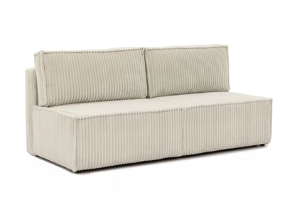 Pohovka Solvero s funkciou spania - béžový plyš Tilia 03