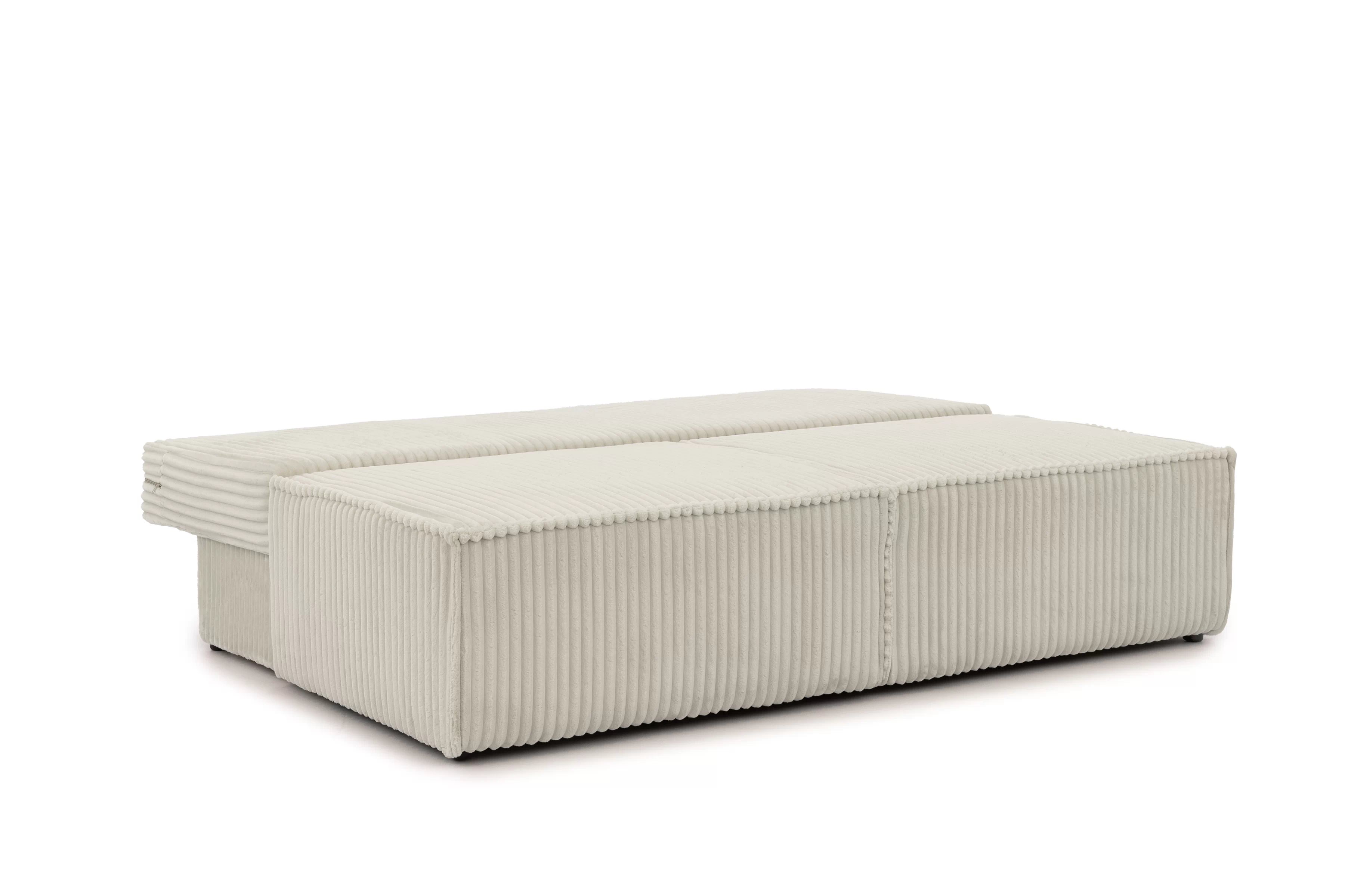 Pohovka Solvero s funkciou spania - béžový plyš Tilia 03 Pohovka Solvero s funkciou spánku - béžový plusz Tilia 03