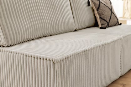 Pohovka Solvero s funkciou spania - béžový plyš Tilia 03 Pohovka Solvero s funkciou spánku - béžový plusz Tilia 03