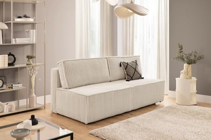 Pohovka Solvero s funkciou spania - béžový plyš Tilia 03 Pohovka Solvero s funkciou spánku - béžový plusz Tilia 03