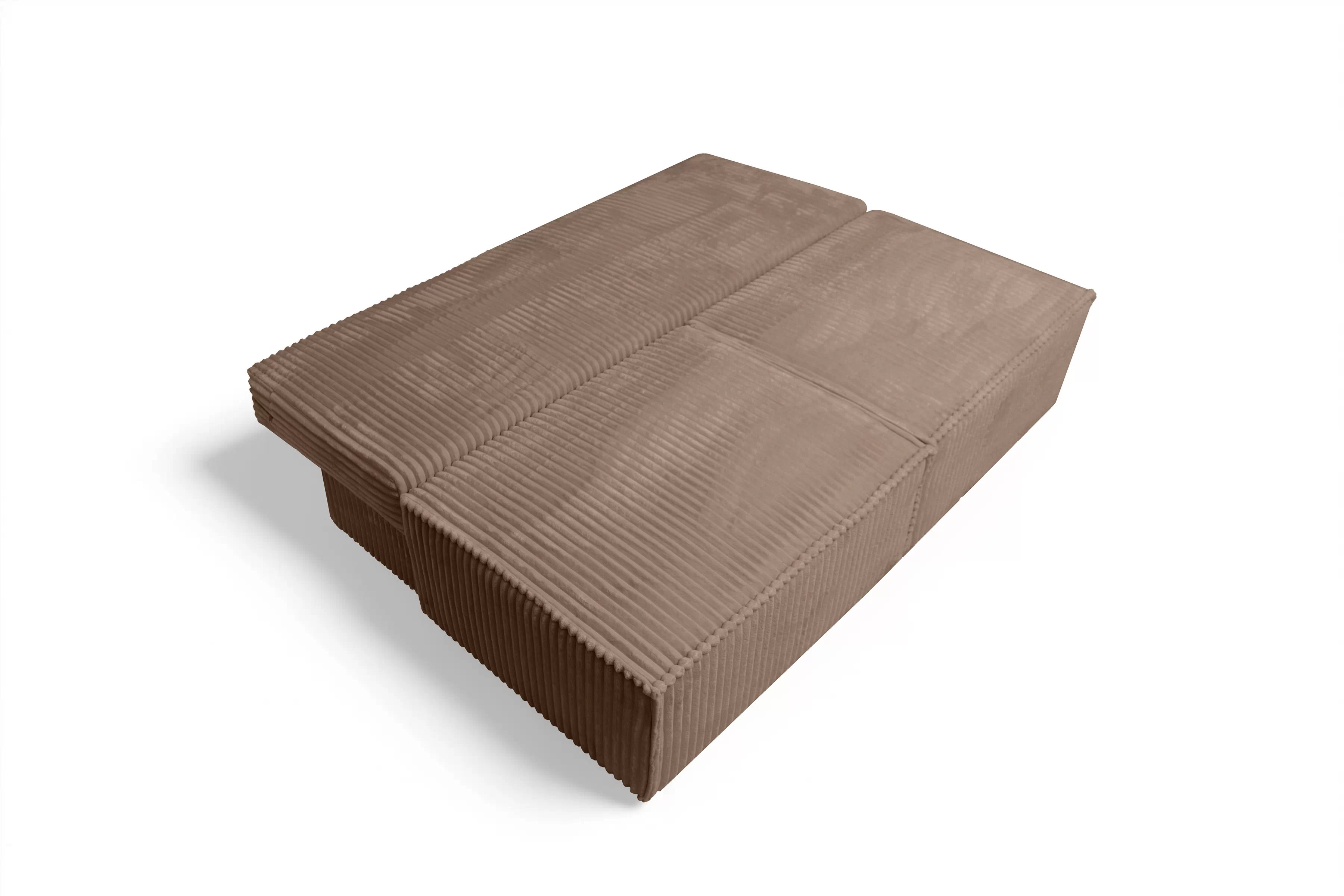 Pohovka Solvero s funkciou spania - tmavobéžový plyš Tilia 17 Pohovka Solvero s funkciou spánku - béžový plusz Tilia 17