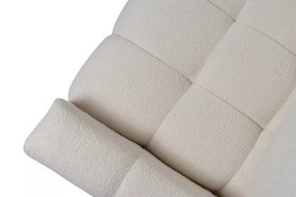 Rozkládací pohovka Sorenio - světlý béžový buklé Quelle 02 Pohovka Sorenio rozkládací  - světlý béžová bukla Quelle 02