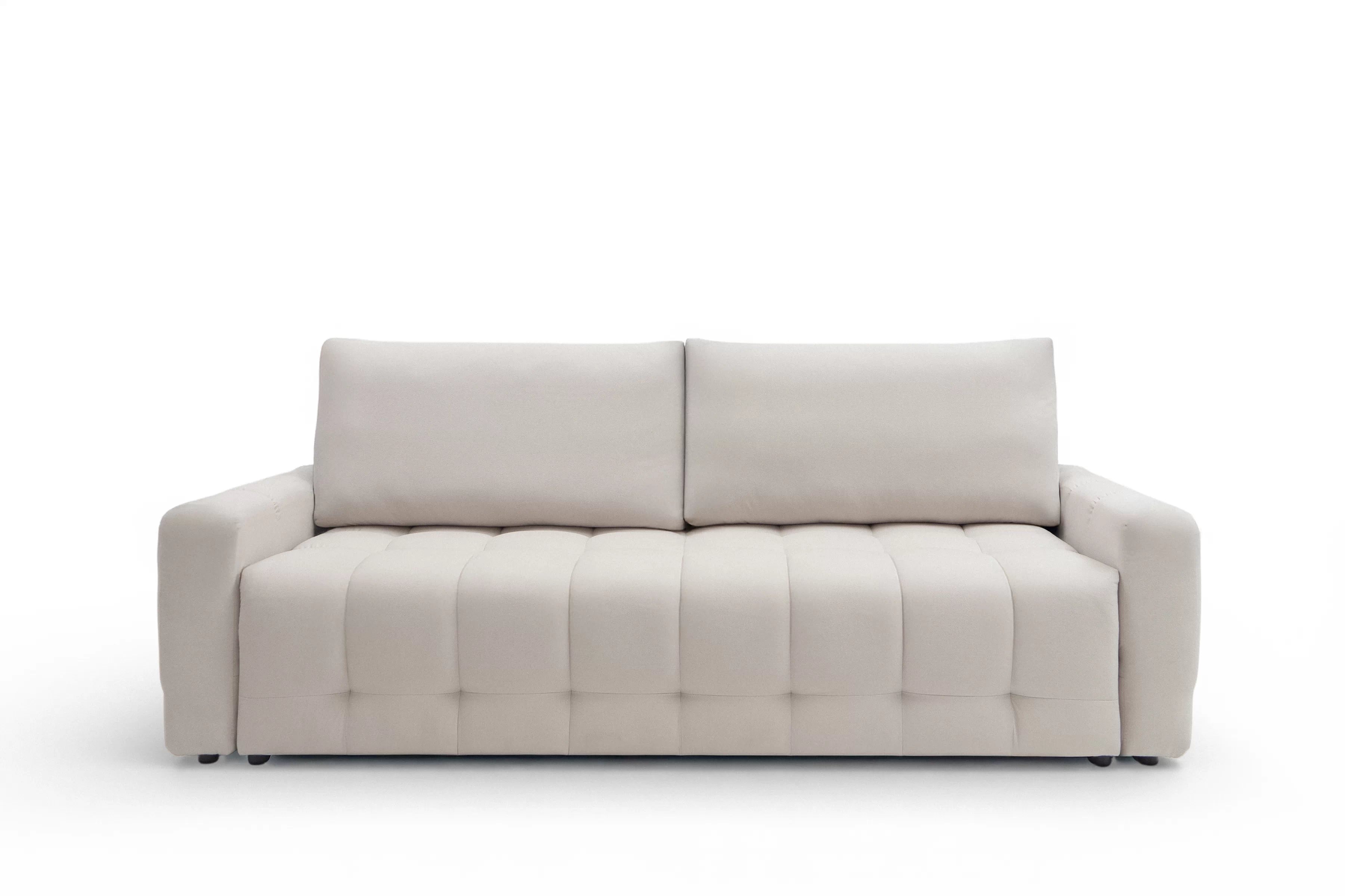 Pohovka Sorenio s funkciou spania - béžová tkanina Sand 03 Pohovka Sorenio s funkciou spánku - Béžová dzianina Sand 03