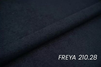 Rozkládací pohovka Tuko s úložným prostorem - tmavě modrá látka Freya 210-28 Pohovka Tuko rozkladana s úložným prostorem- tmavě modrá Pletenina Freya 210-28