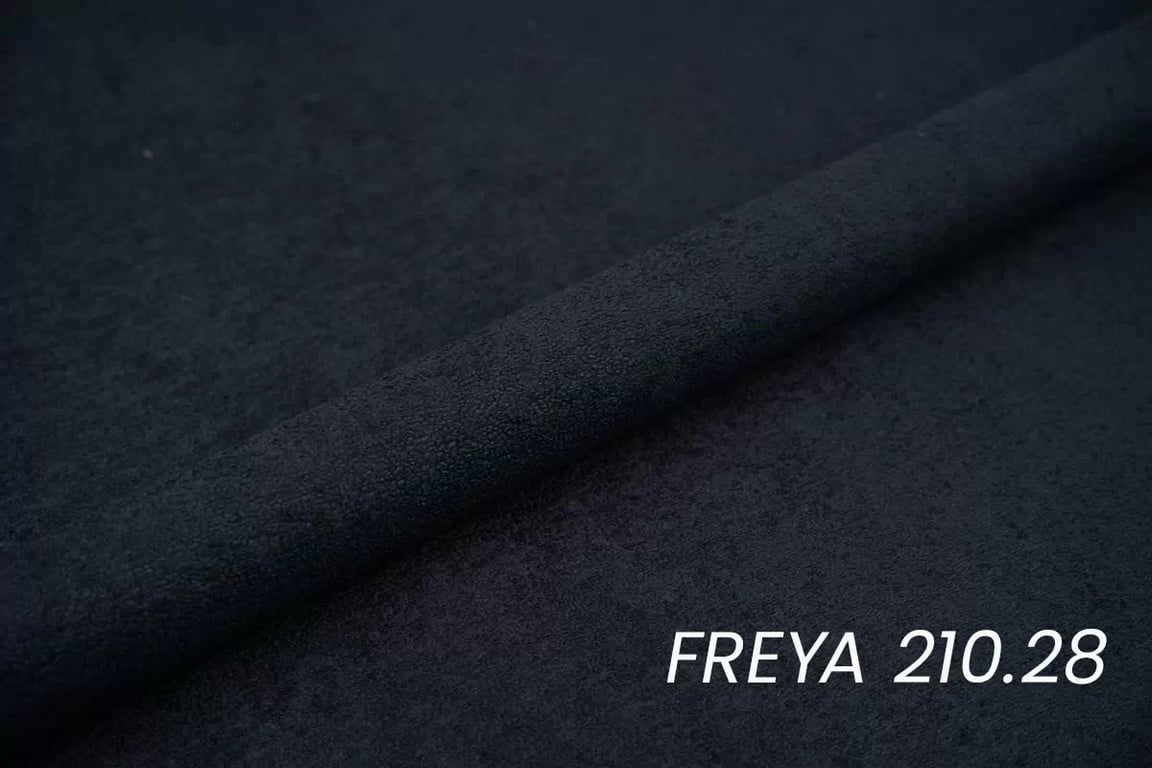 Rozkládací pohovka Tuko s úložným prostorem - tmavě modrá látka Freya 210-28 Pohovka Tuko rozkladana s úložným prostorem- tmavě modrá Pletenina Freya 210-28