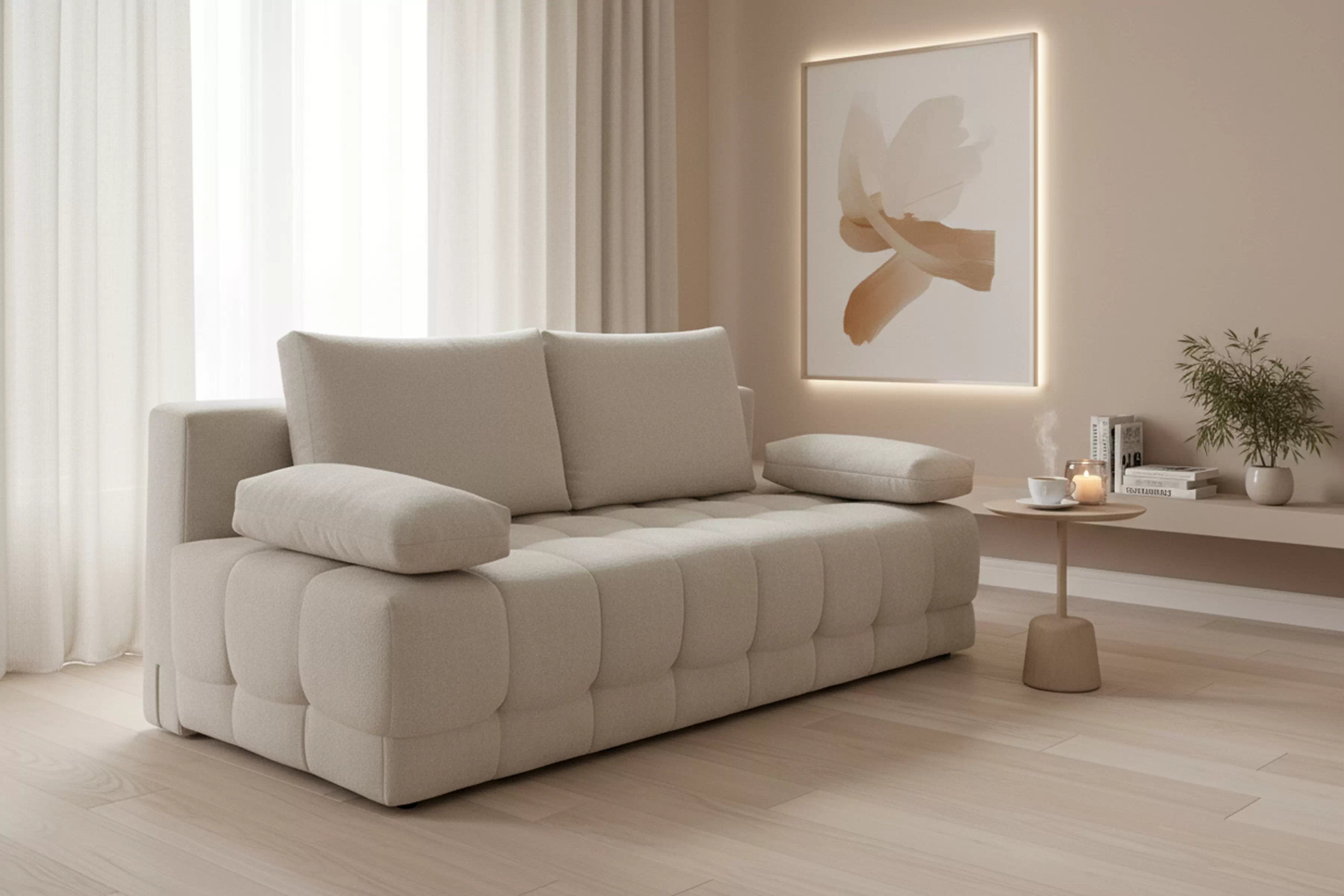 Rozkládací pohovka Tuko s úložným prostorem Pohovka Tuko rozkladana s úložným prostorem