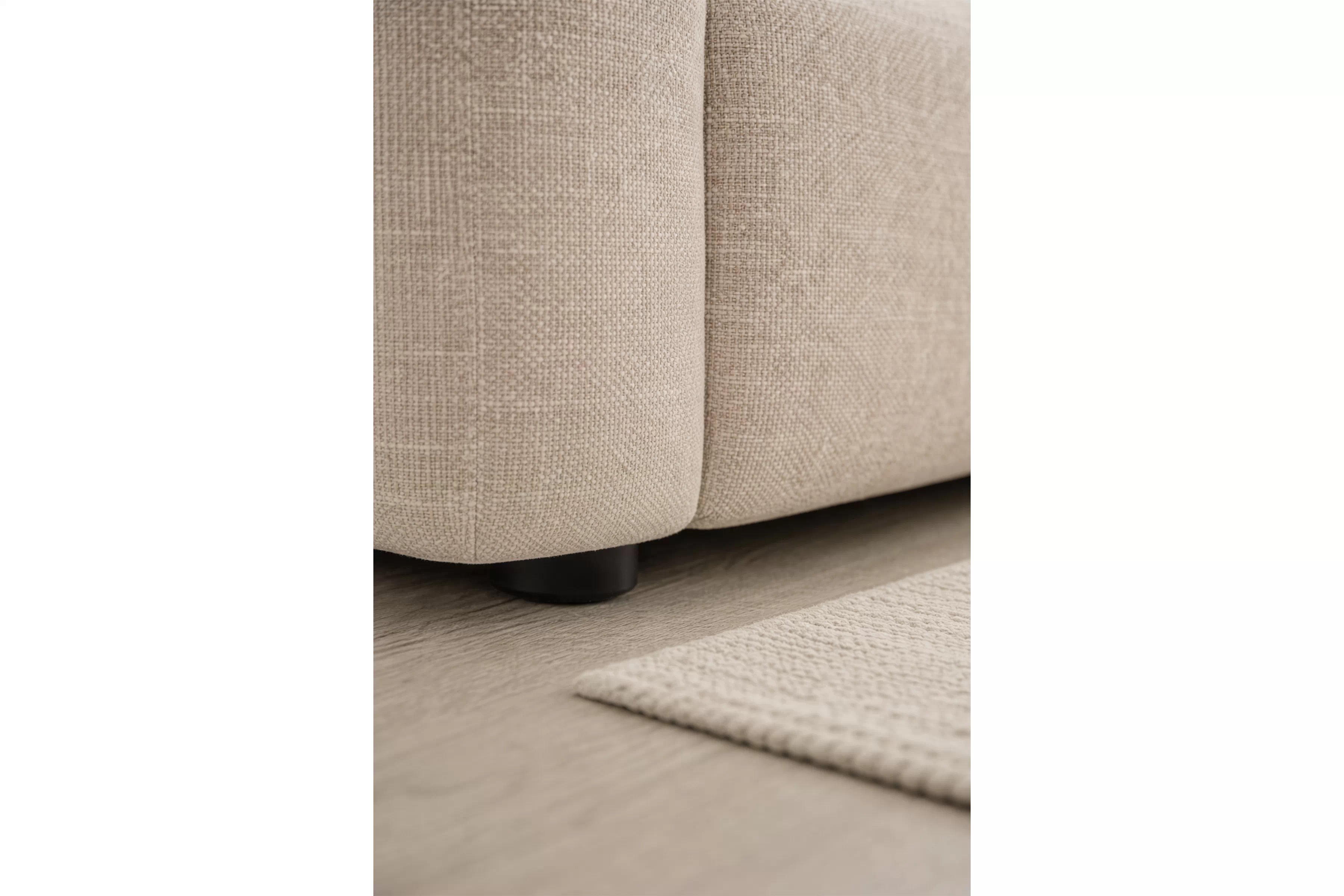 Pohovka Velamo s funkciou spania - béžový šenil Vibe 07 Pohovka Velamo s funkciou spánku - béžový šenil Vibe 07