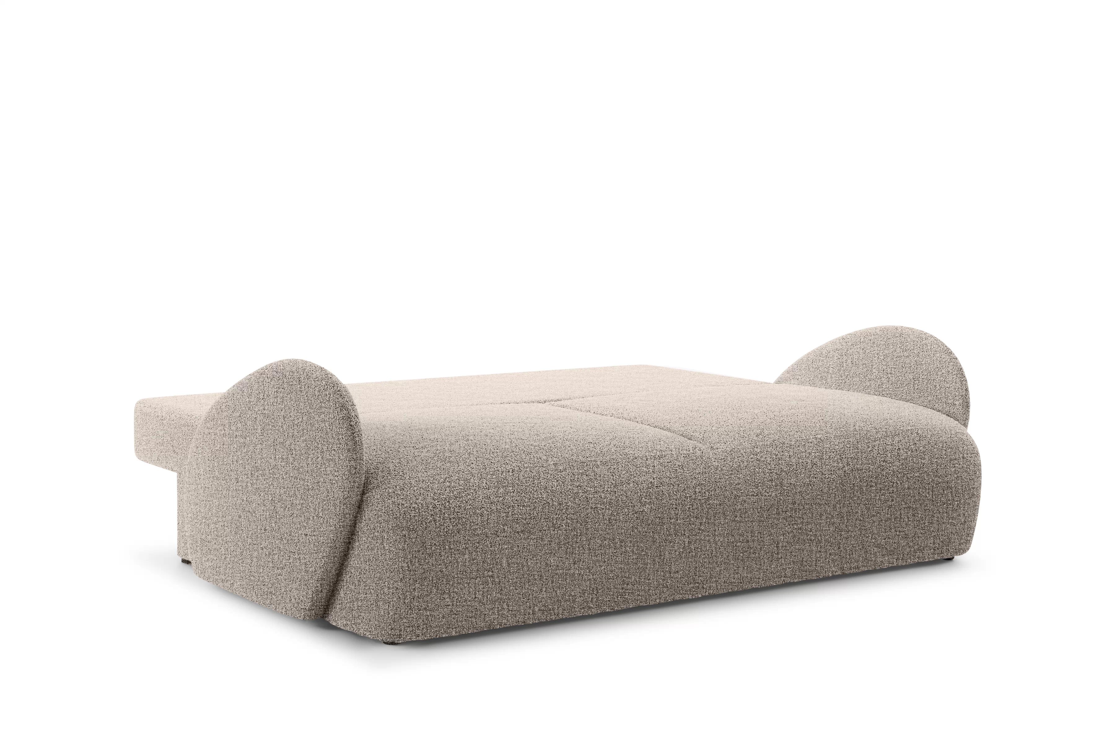 Rozkládací pohovka Dinel - béžová snadno čistitelná pletenina Corbett 23 Pohovka rozkládací Dinel - béžová plecionka snadno čistitelný Corbett 23 