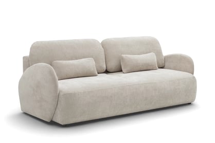 Pohovka s funkciou spania Dinel - béžový šenil Vibe 06