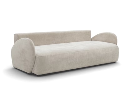 Pohovka s funkciou spania Dinel - svetlo béžový šenil Vibe 06 Pohovka s funkciou spánku Dinel - béžový šenil Vibe 06