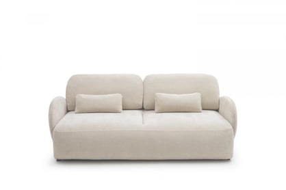 Pohovka s funkciou spania Dinel - svetlo béžový šenil Vibe 06 Pohovka s funkciou spánku Dinel - béžový šenil Vibe 06