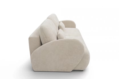 Pohovka s funkciou spania Dinel - svetlo béžový šenil Vibe 06 Pohovka s funkciou spánku Dinel - béžový šenil Vibe 06