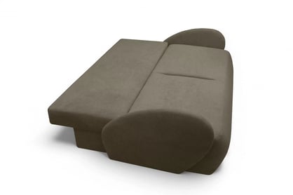 Canapea extensibilă Dinel - stofă maro Freya 210.06 Canapea z funkcja de dormit Dinel - brazowa Produse tricotate Freya 210.06