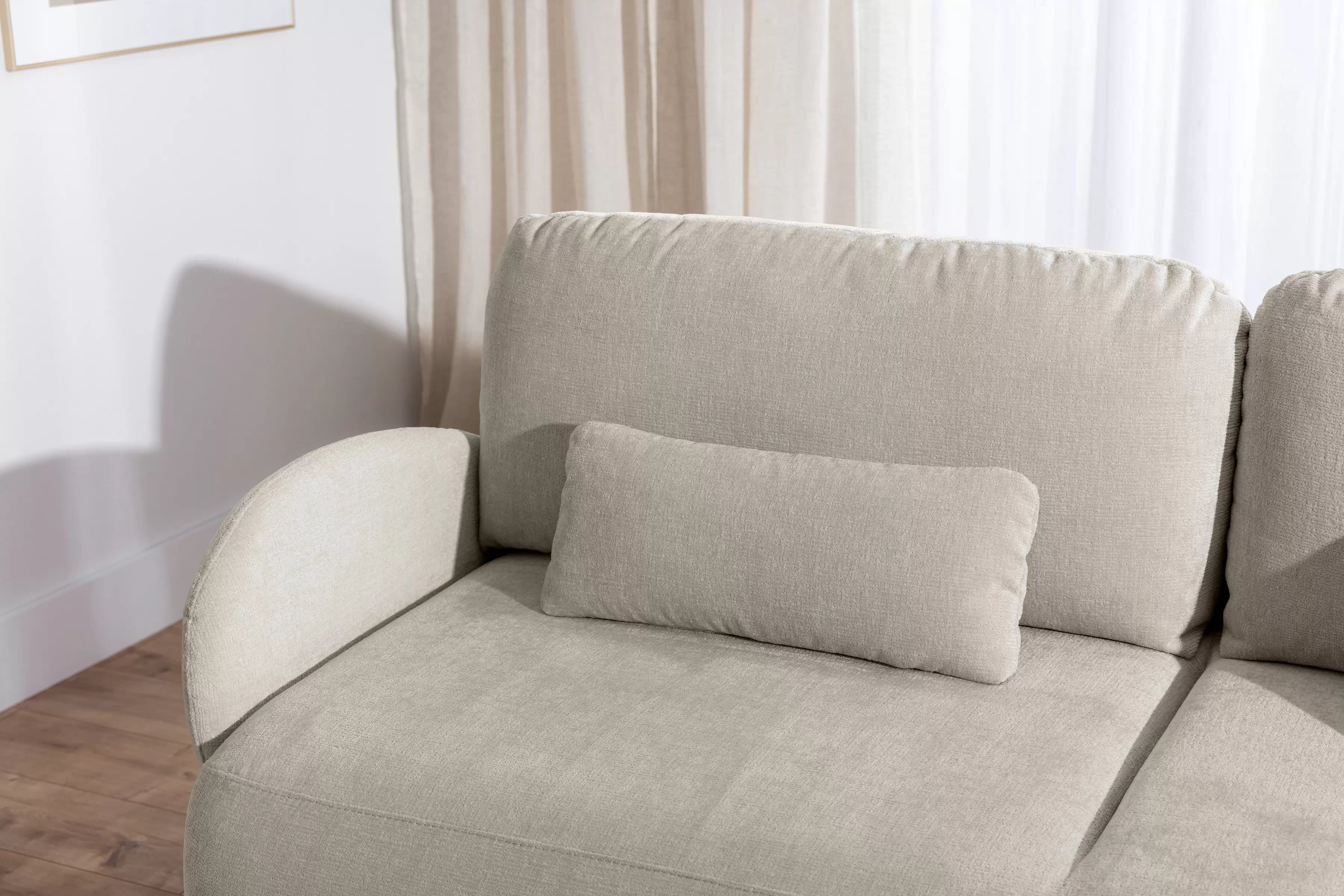 Rozkladacia pohovka Dinel - béžová žinylka Perfect Harmony 07 Pohovka s funkciou spania Dinel - Perfect Harmony 07