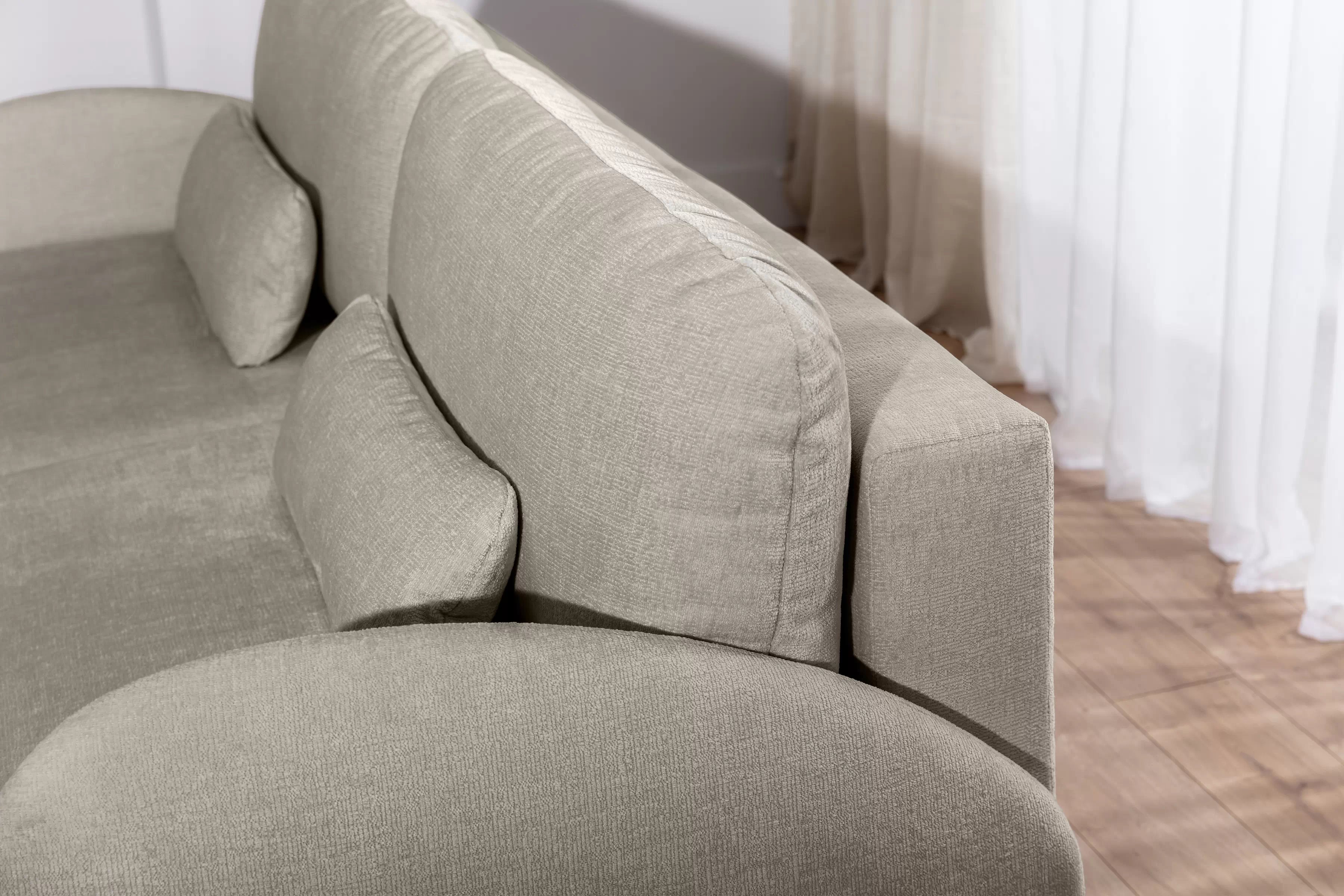 Rozkladacia pohovka Dinel - béžová žinylka Perfect Harmony 07 Pohovka s funkciou spania Dinel - Perfect Harmony 07