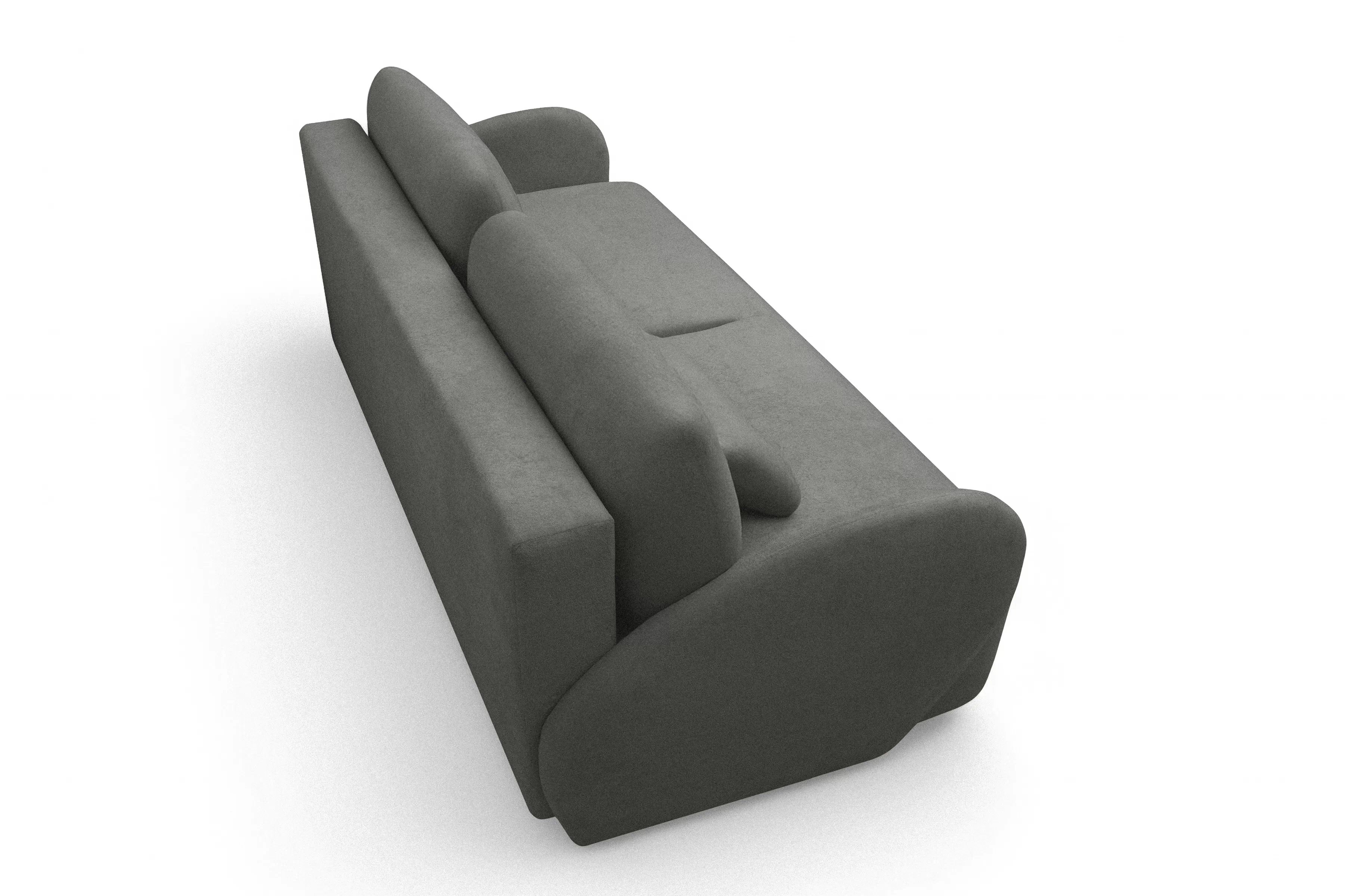 Rozkládací pohovka Dinel - šedá látka Freya 210.22 Pohovka rozkládací Dinel - šedá Pletenina Freya 210.22