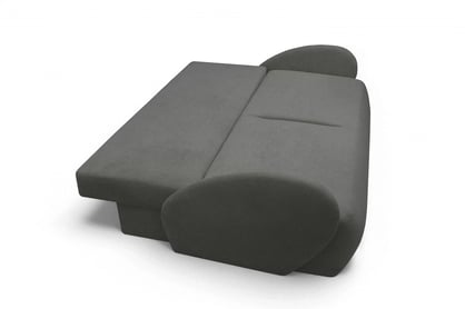 Canapea extensibilă Dinel - stofă gri Freya 210.22 Canapea z funkcja de dormit Dinel - gri Produse tricotate Freya 210.22