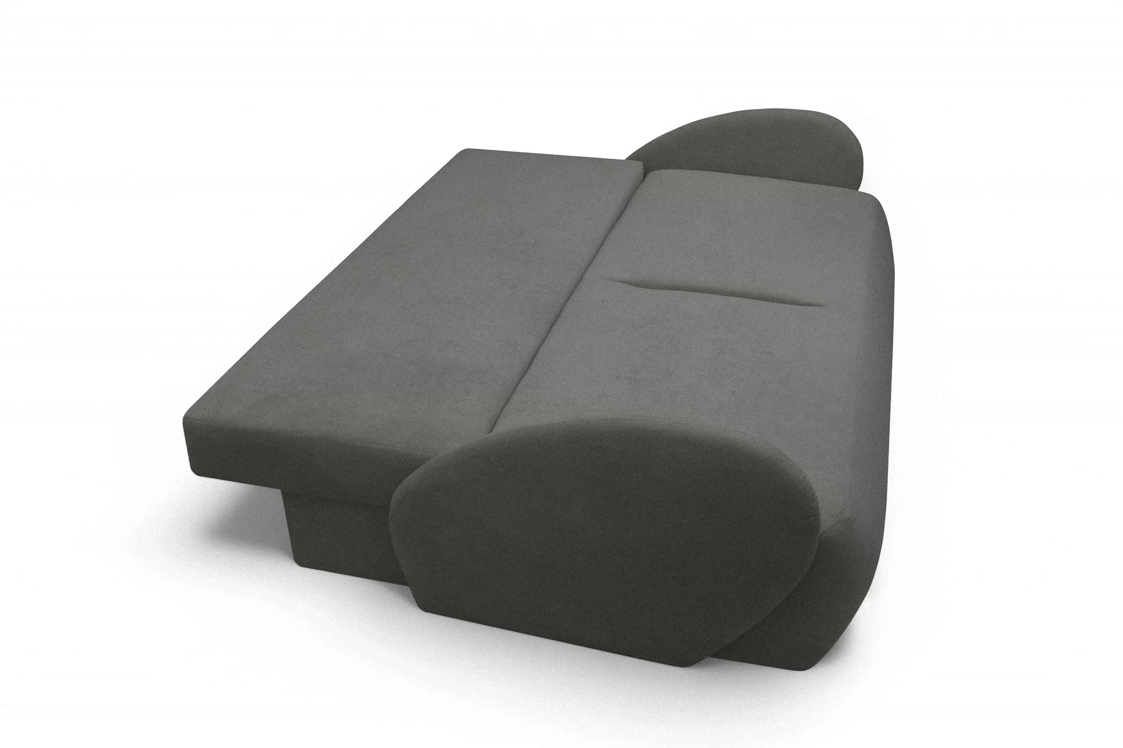 Rozkládací pohovka Dinel - šedá látka Freya 210.22 Pohovka rozkládací Dinel - šedá Pletenina Freya 210.22