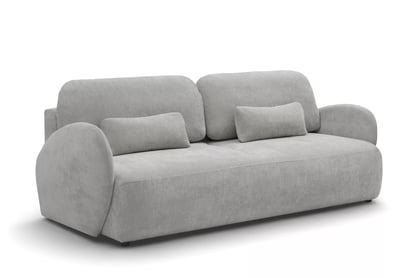 Pohovka s funkciou spania Dinel - sivý šenil Vibe 86