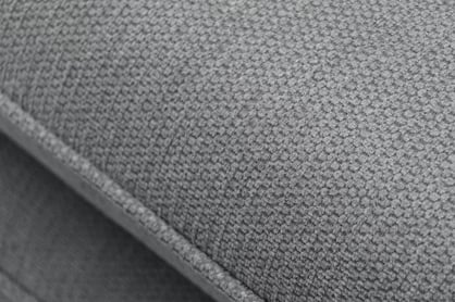 Rozkládací pohovka s úložným prostorem Dori s funkcí spaní - šedá tkanina Aragon 90 Pohovka rozkládací Dori rozkladana s úložným prostorem- šedá plecionka Aragon 90