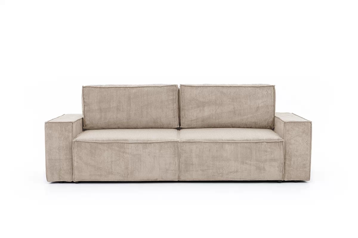 Rozkladacia pohovka Flabio - 245 cm Béžová Pohovka w paski 