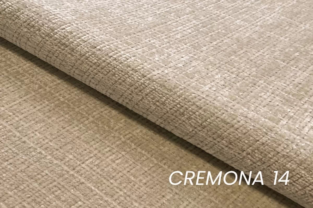 Rozkladacia pohovka Lotulis - béžová žinylka Cremona 14 Pohovka s funkciou spánku Lotulis - béžový šenil Cremona 14