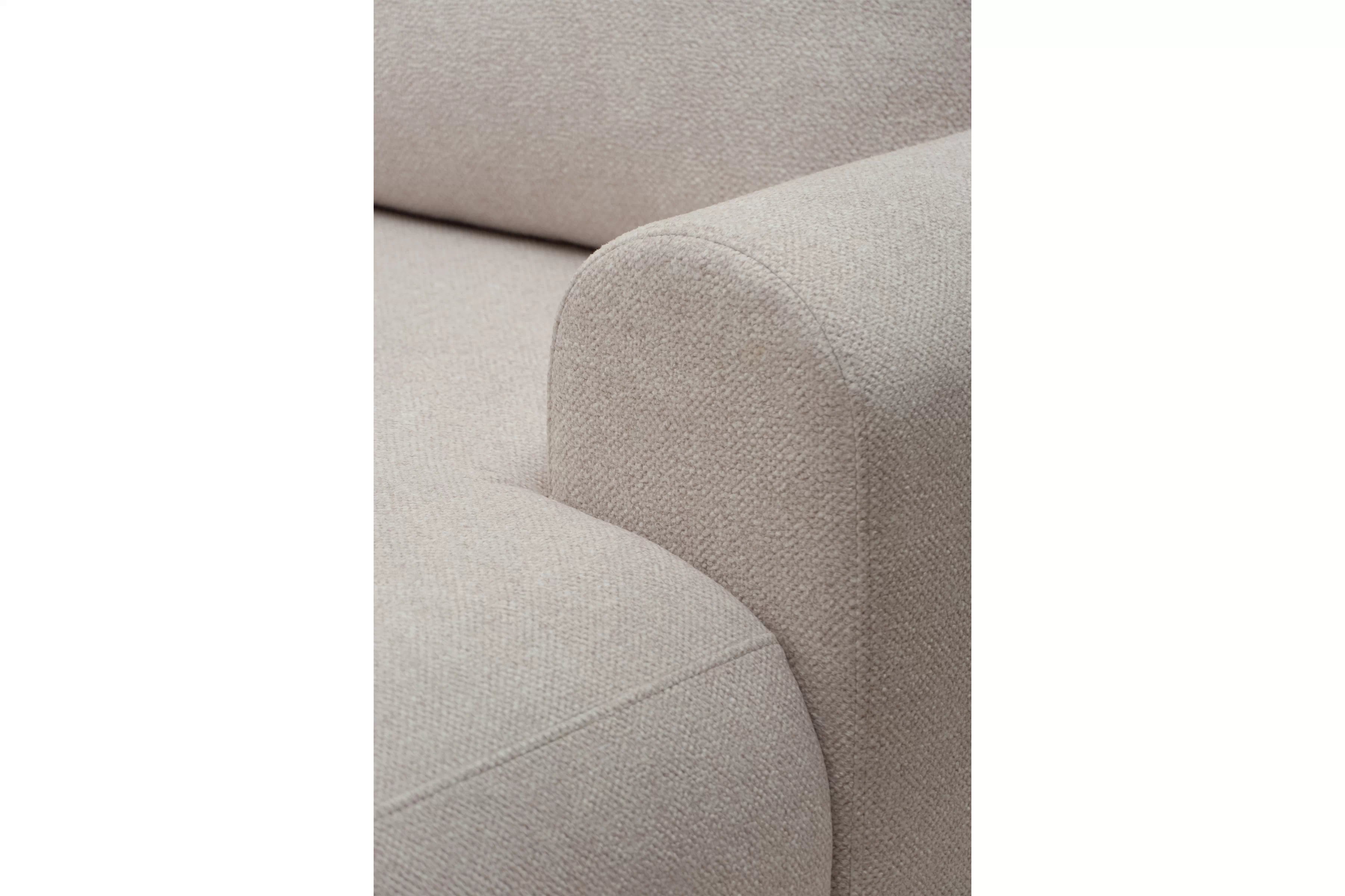 Pohovka Lotulis s rozkladem na spaní - krémová hydrofobní pletenina Blur 01 Pohovka rozkládací Lotulis - kremowa Pletenina hydrofobowa Blur 01