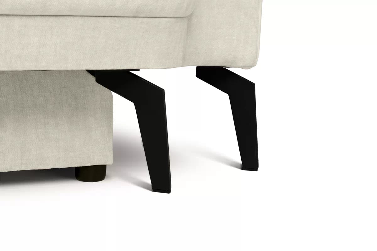 Rozkladacia pohovka Luzano - krémový velúr Vogue 1 Pohovka s funkciou spania Luzano - Krémový zamat Vogue 1