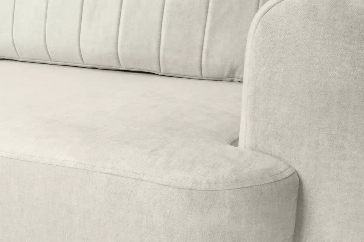 Rozkladacia pohovka Luzano - krémový velúr Vogue 1 Pohovka s funkciou spania Luzano - Krémový zamat Vogue 1