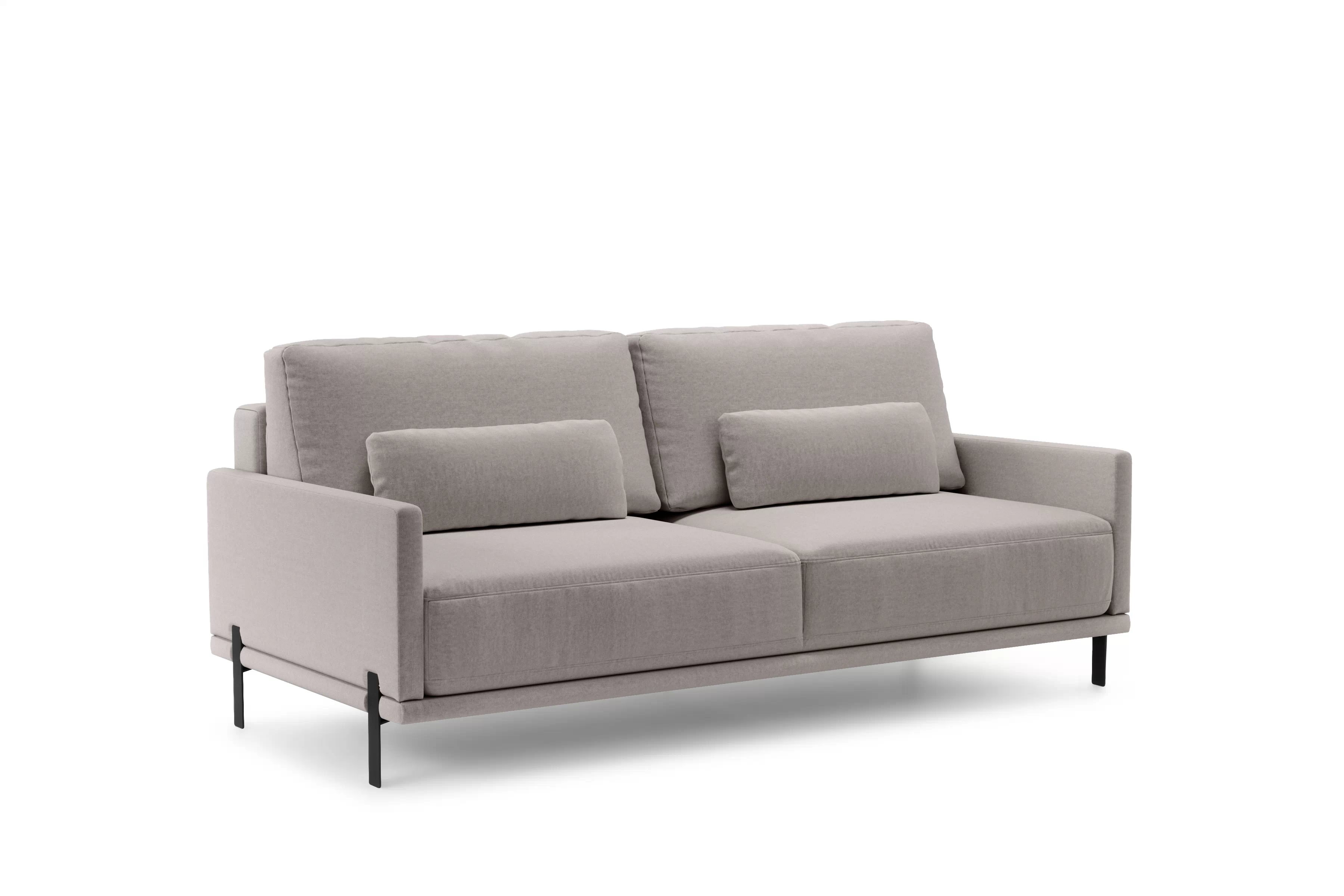 Rozkládací pohovka Meloria - béžová látka Maya 01 / snadno čistitelná Pohovka rozkládací