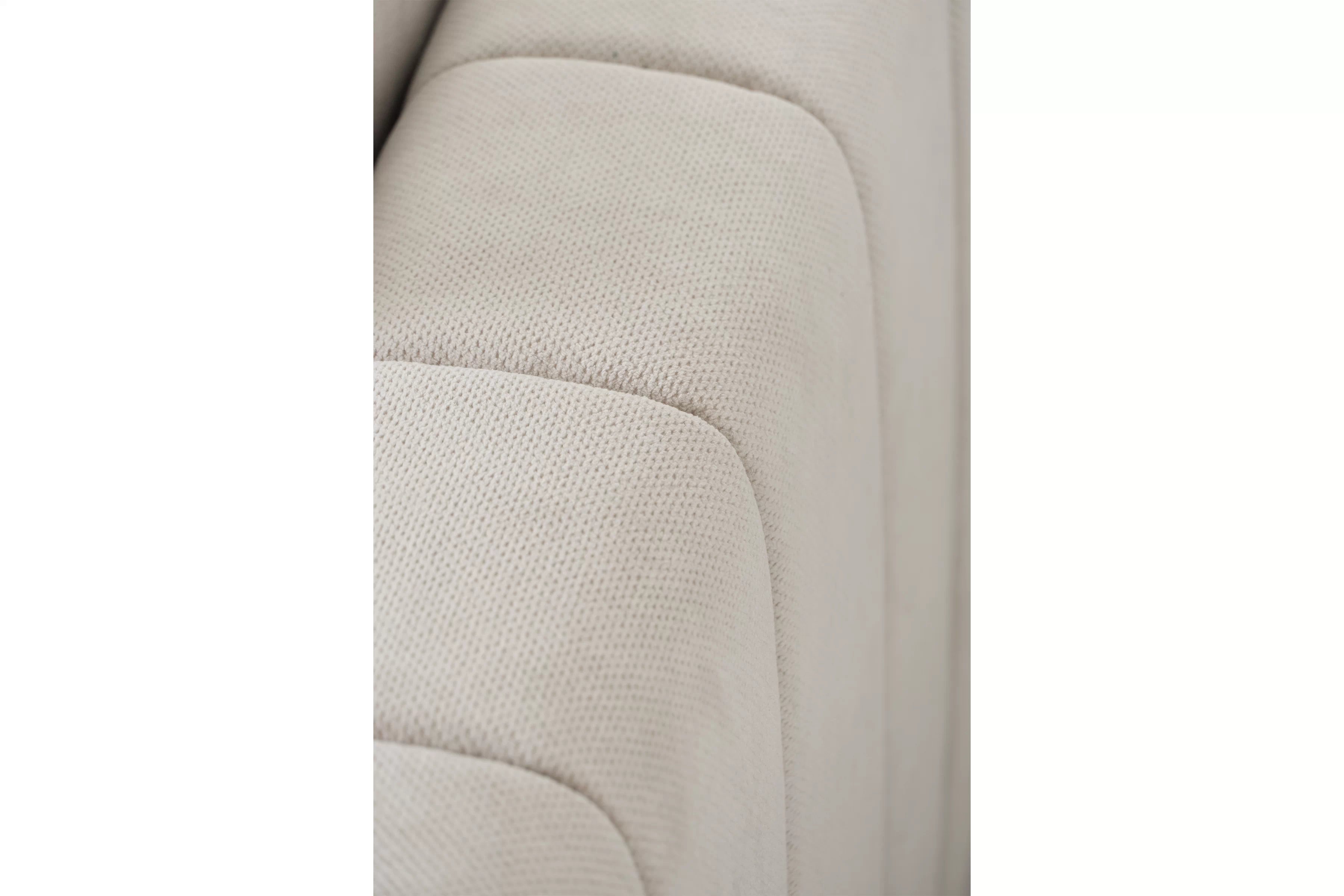 Rozkládací pohovka s úložným prostorem Neli s funkcí spaní - béžový plyš Pretty 03 Pohovka rozkládací Neli rozkladana s úložným prostorem- béžová plusz Pretty 03