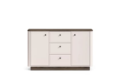 Komoda Amberto 138 cm so zásuvkami - kašmír / dub windmill dark Komoda Amberto 138 cm so zásuvkami - kašmír / Dub windmill dark