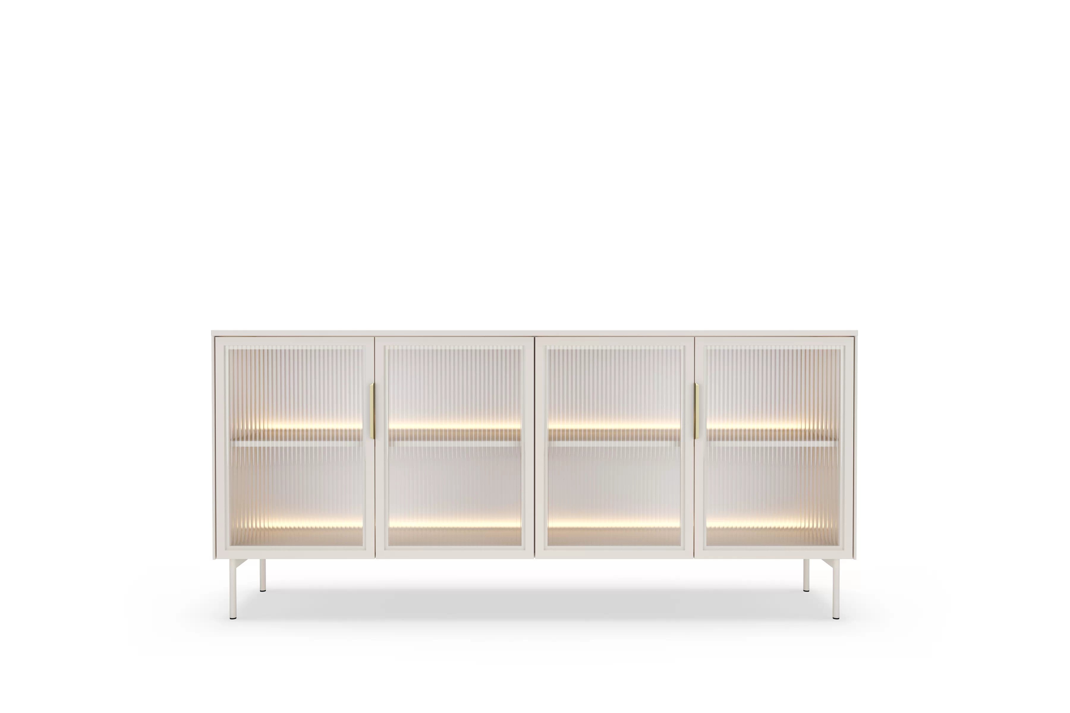 Komoda Auri 181 cm s osvětlením - kašmír Komoda Auri 181 cm s osvětlením - kašmír