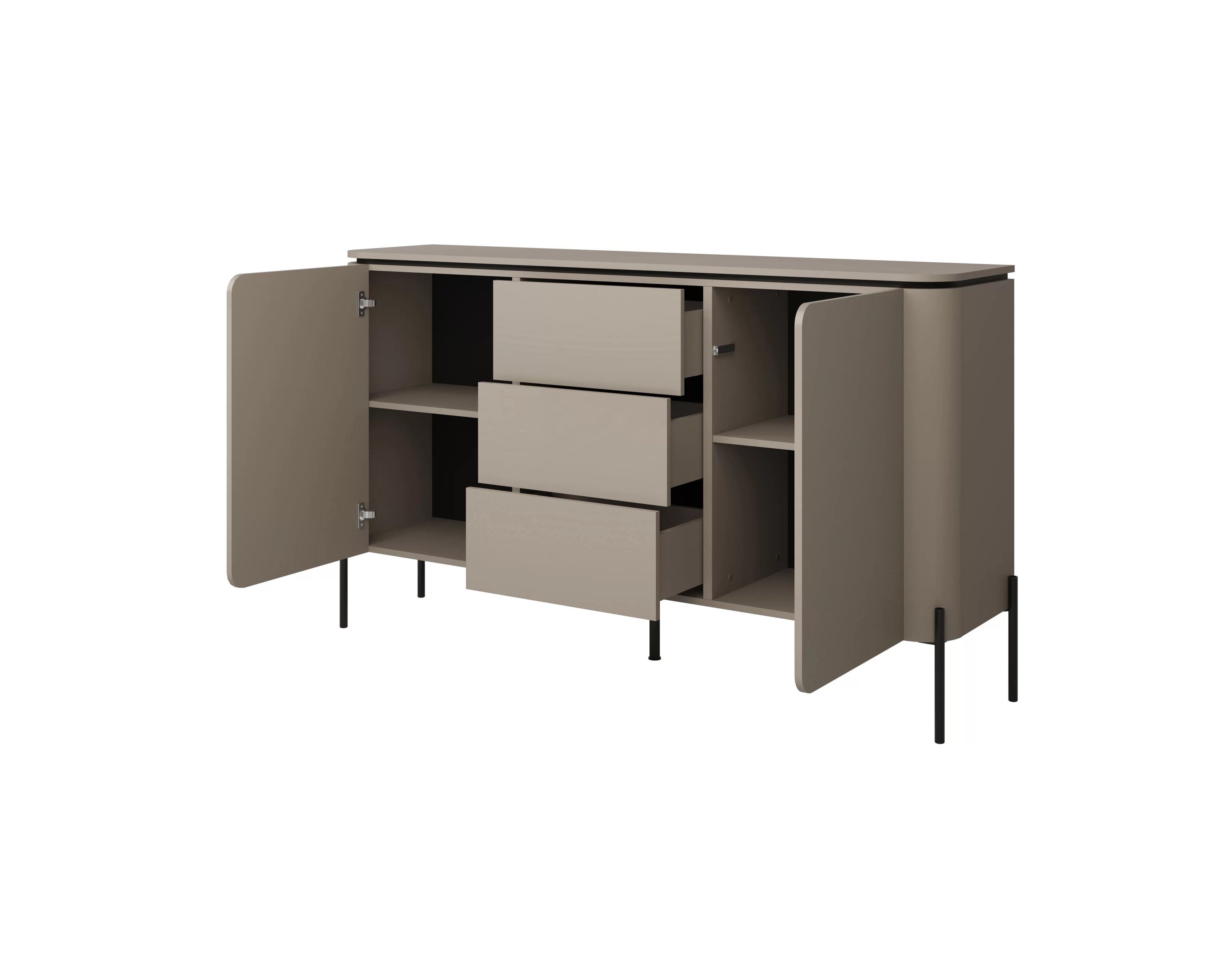 Komoda Bello 163 cm so zásuvkami - congo Komoda Bello 163 cm so zásuvkami - congo 