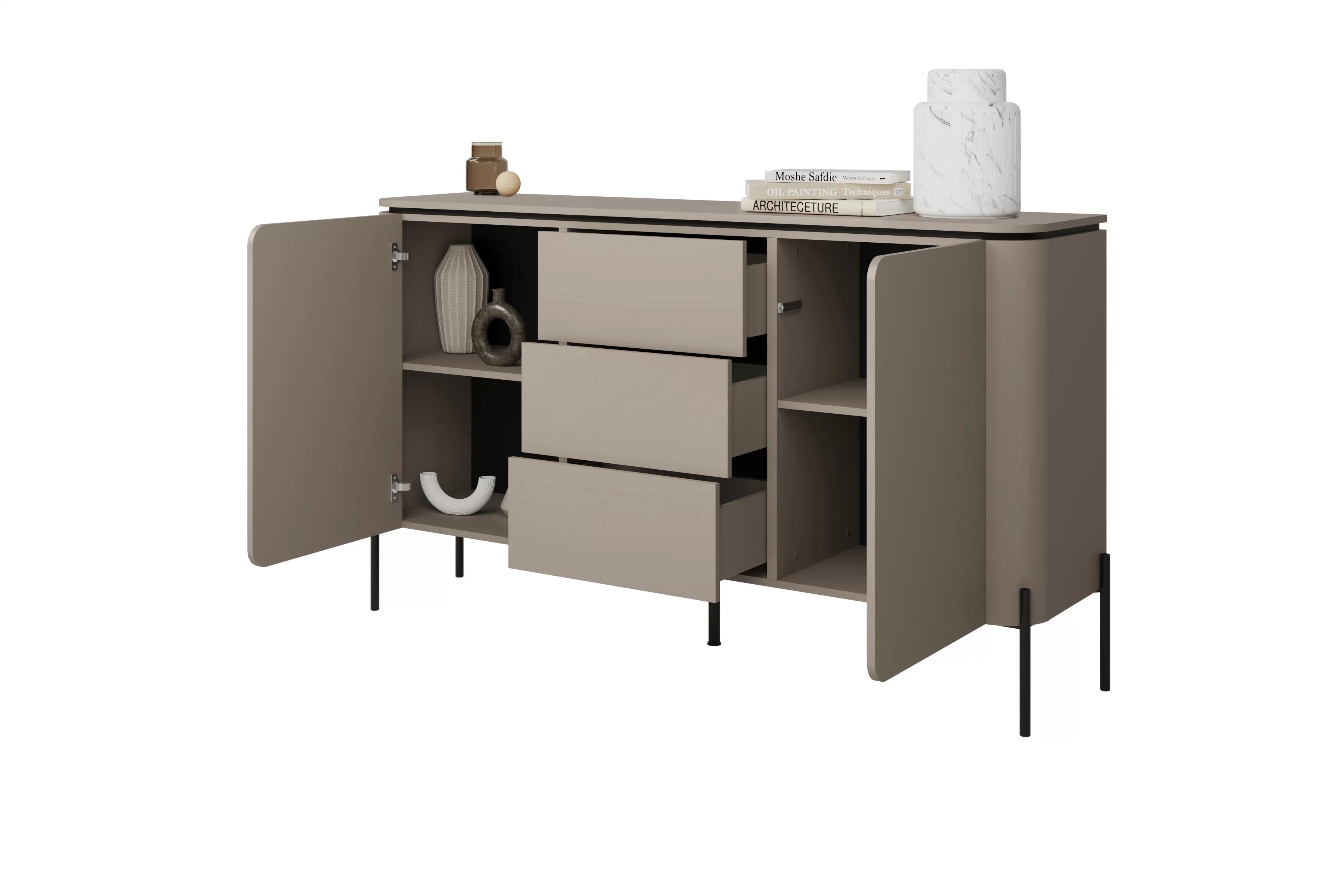 Komoda Bello 163 cm so zásuvkami - congo Komoda Bello 163 cm so zásuvkami - congo 