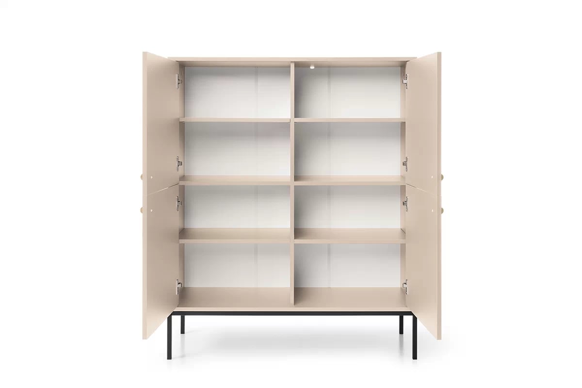 Komoda Eladia 104 - béžová Béžová Komoda z priestraným vnútrom