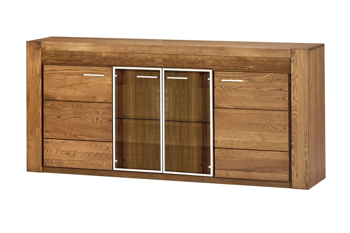 Komoda Velvet 49 - dub rustikal Komoda čtyřdveřová