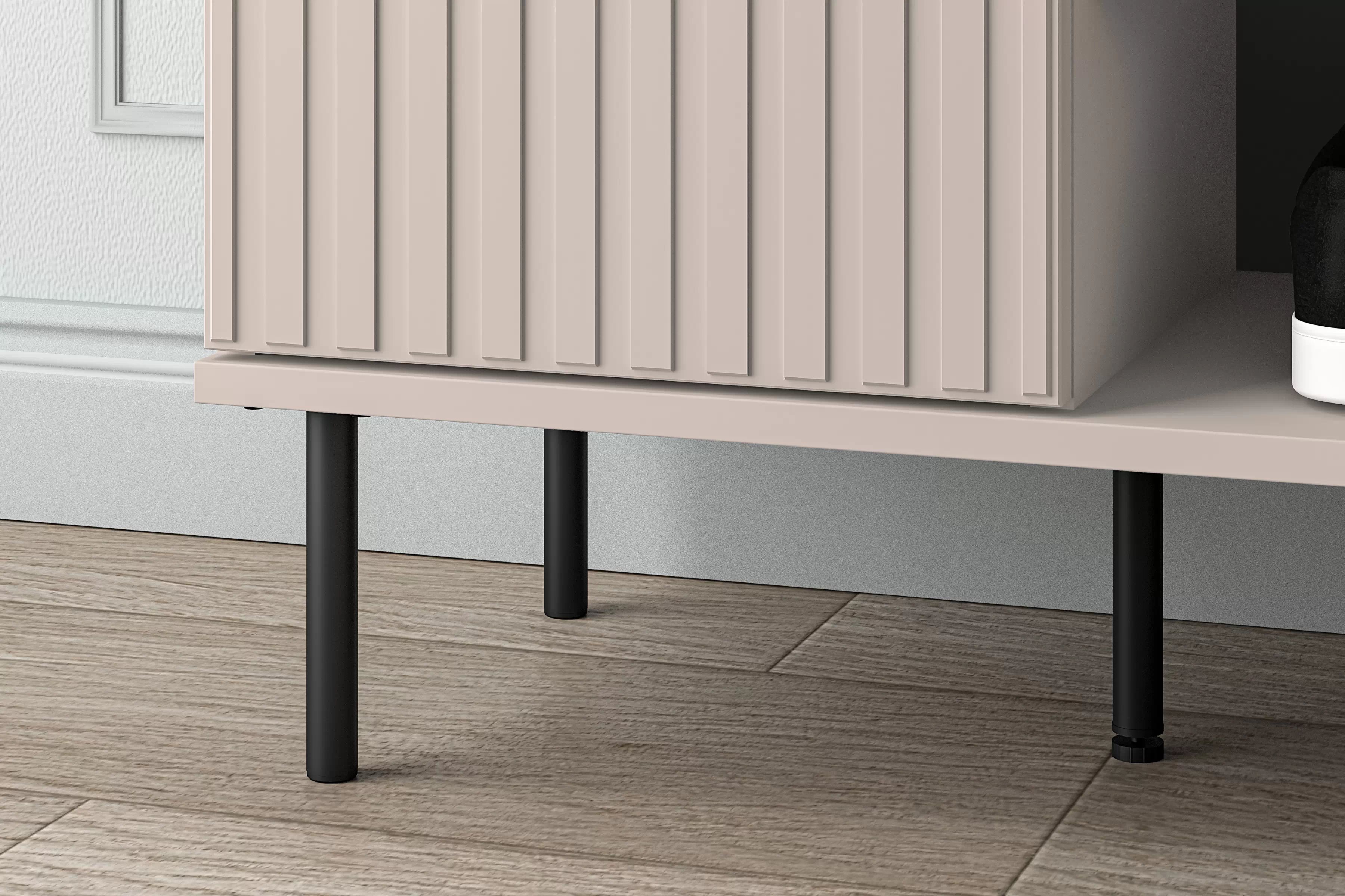 Předsíňová komoda Jamuzi 102 cm - kašmír Komoda do předsíně Jamuzi 15 - 102 cm - kašmír