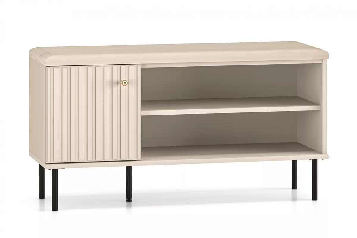 Předsíňová komoda Jamuzi 102 cm - kašmír Komoda do předsíně Jamuzi 15 - 102 cm - kašmír